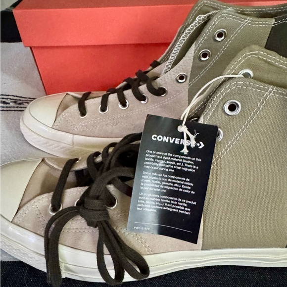 Converse Chuck 70 High-Tops in Beige and Green size 10.5 - Picture 3 of 7